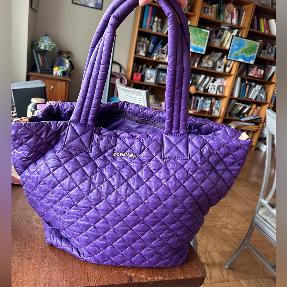 NWOT MZ Wallace Medium Metro Tote Deluxe in Amethyst